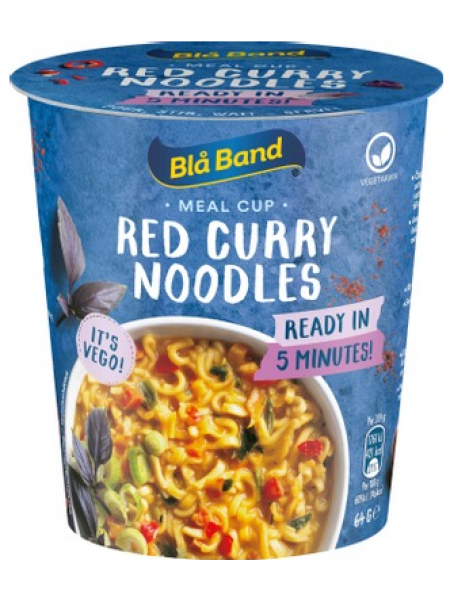 Готовая паста Blå Band Meal Cup Red Curry Noodles 64г