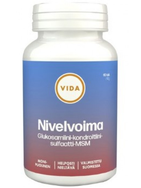 Витамины для суставов и хрящей Vida Nivelvoima Glukosamiini 60шт по 40г