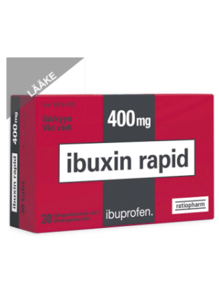Таблетки IBUXIN RAPID 400мг 30шт