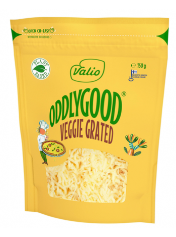 Тертый сыр для вегетарианцев Valio Oddlygood Veggie grated 150г