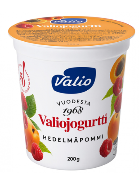 Йогурт без лактозы Valio hedelmäpommi HYLA 200г фруктовая бомба