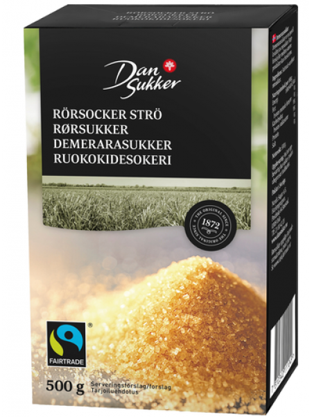 Тростниковый сахарный песок Dansukker Ruokokidesokeri 500г
