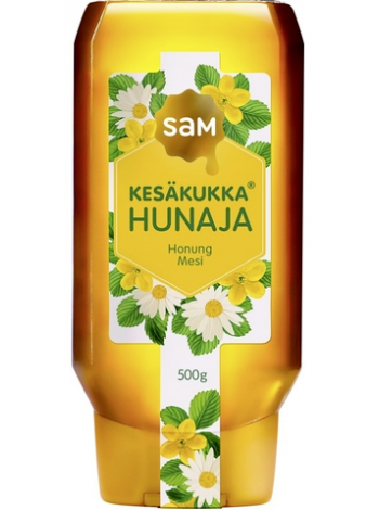 Мед летний цветочный SAM Kesäkukka Hunaja 500г
