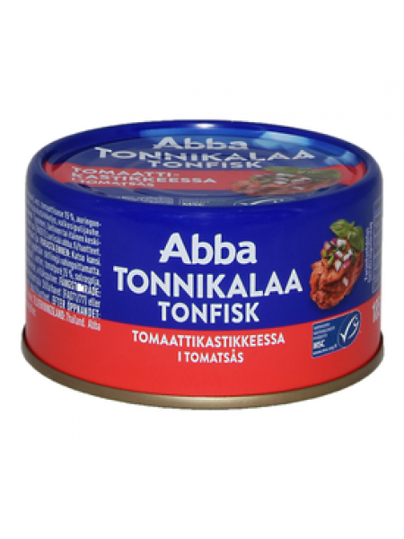 Тунец в томатном соусе Abba Tonnikalaa 185г 
