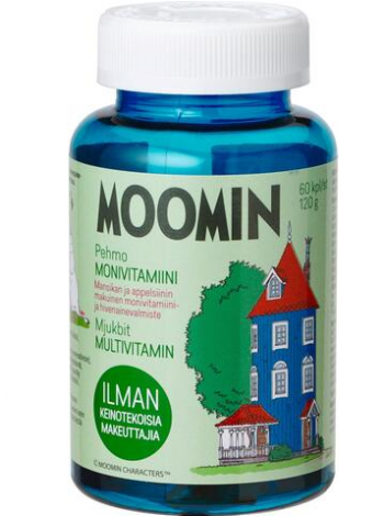 Поливитамины для детей Moomin Pehmo Monivitamiini 60шт