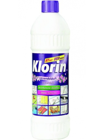 Отбеливающее и дезинфицирующее средство Klorin 750 мл лаванда