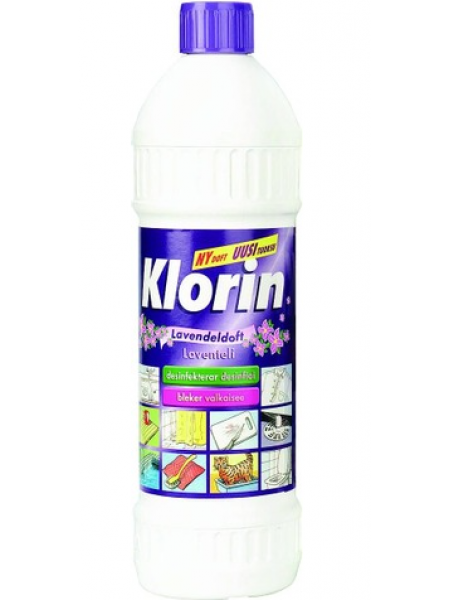 Отбеливающее и дезинфицирующее средство Klorin 750 мл лаванда