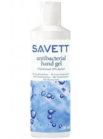 Дезинфицирующее средство для рук Savett Antibacterial Handgel Handgel 250мл