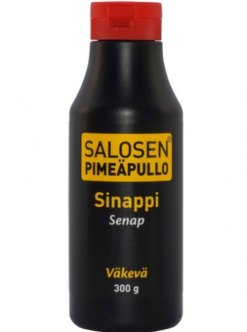 Горчица крепкая Salosen Pimeäpullo 300г