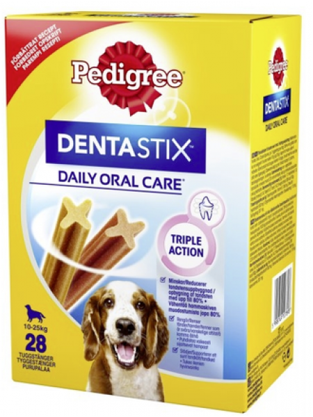 Лакомство для собак Pedigree DentaStix Medium 4x180г