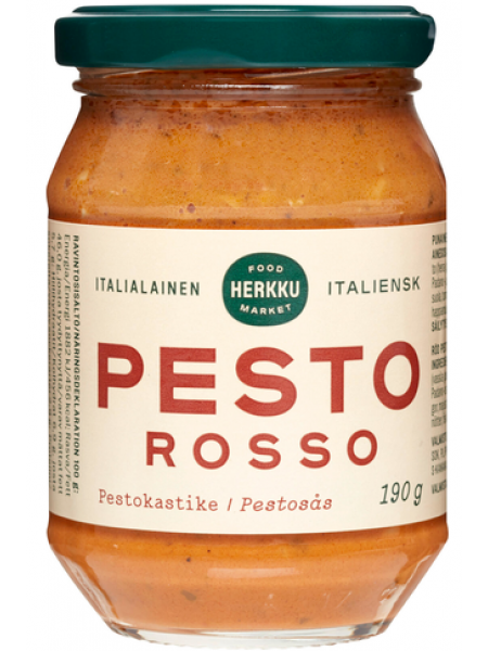 Итальянский красный соус песто Herkku Pesto Rosso 190г