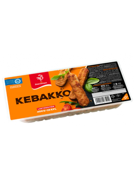 Мясные колбаски Saarioinen kebakko 10шт/400г без лактозы