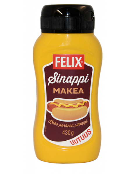 Сладкая горчица Felix Makea Sinappi 430г без лактозы и глютена