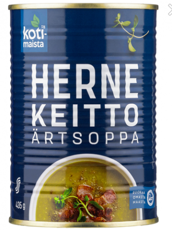 Гороховый суп Kotimaista Hernekeitto 435 г в ж/б