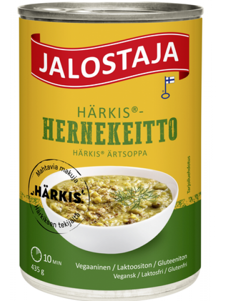 Гороховый суп для веганов Jalostaja HÄRKIS hernekeitto 435г в ж/б