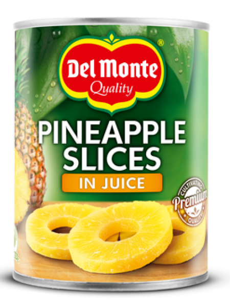 Кольца ананаса в собственном соку Del Monte  Pineapple Slices in Juice 560г