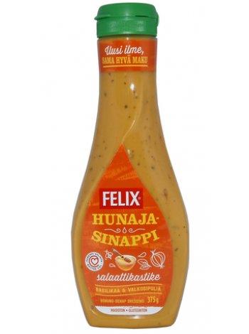 Салатный соус Felix hunaja-sinappi 375г мед горчица