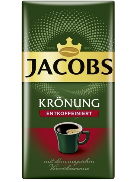 Кофе молотый Jacobs Krönung 500г без кофеина