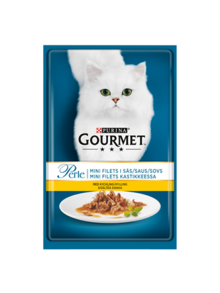 Куриное мини-филе в соусе для кошек Gourmet Perle 85г