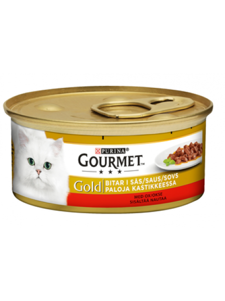 Корм ​​для кошек Gourmet Gold 85г говядина