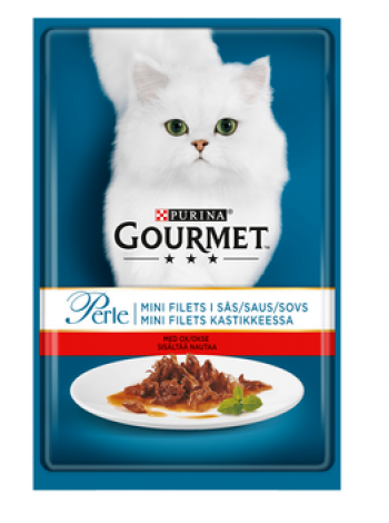 Корм для взрослых кошек Gourmet Perle Nautaa Mini Filets 85г