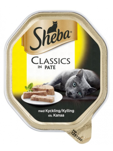 Паштет для кошек Sheba Classic цыпленок 85г