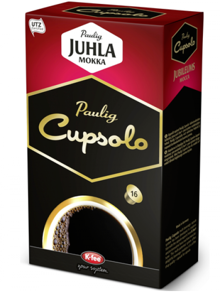 Кофе в капсулах Paulig Cupsolo Juhla Mokka UTZ 16шт