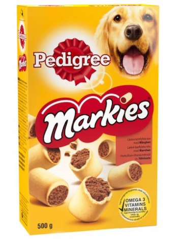 Хрустящее печенье для собак Pedigree Markies 500г