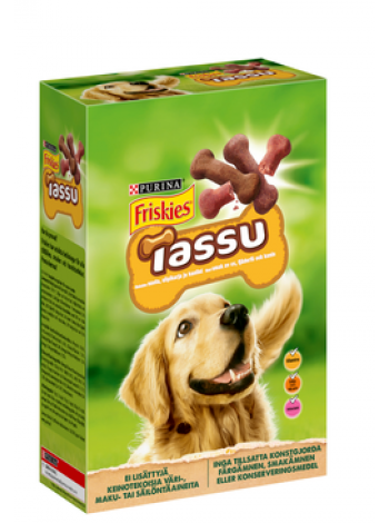 Хрустящее печенье для собак Friskies Tassu 500г