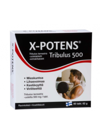Витамины для мужчин X-POTENS TRIBULUS 500  60 таб