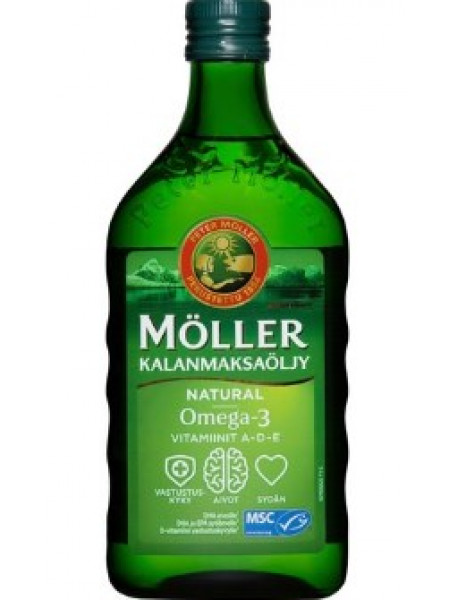 Рыбий жир Moller Omega-3 Kalanmaksaoljy 500мл