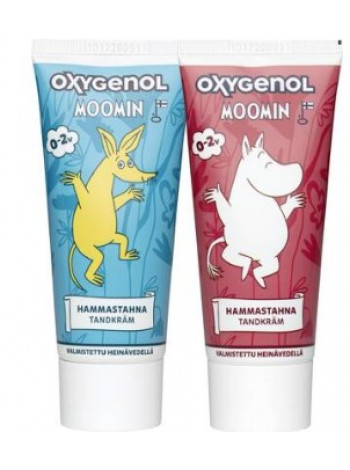 Зубная паста с ксилитфторидом Oxygenol Moomin 0-2 лет 50 мл