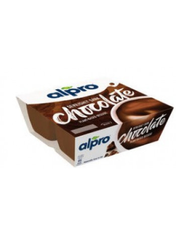 Соевый шоколадный пудинг Alpro Dark Chocolate 4x125г