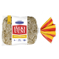 Цельнозерновой овсяный хлеб Oululainen Jälkiuuni Täysjyväkaura 240г 4шт