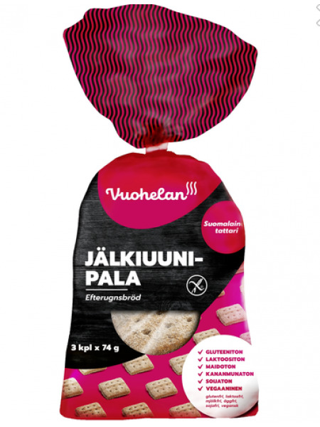 Хлеб без глютена Vuohelan Jälkiuunipala 3/222г