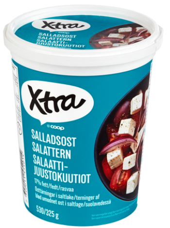 Сыр фета в рассоле X-tra Salaattijuusto 17 % 545/325г
