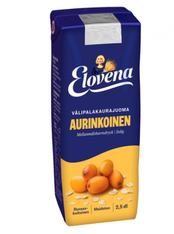 Овсяное молоко с витамином С Elovena aurinkoinen välipalajuoma 2,5дл