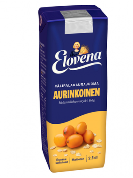 Овсяное молоко с витамином С Elovena aurinkoinen välipalajuoma 2,5дл
