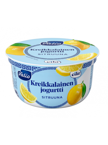 Греческий йогурт Valio kreikkalainen sitruuna 150г лимон без лактозы